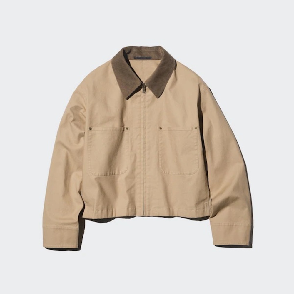 Uniqlo NWT Zip Up Short Jacket